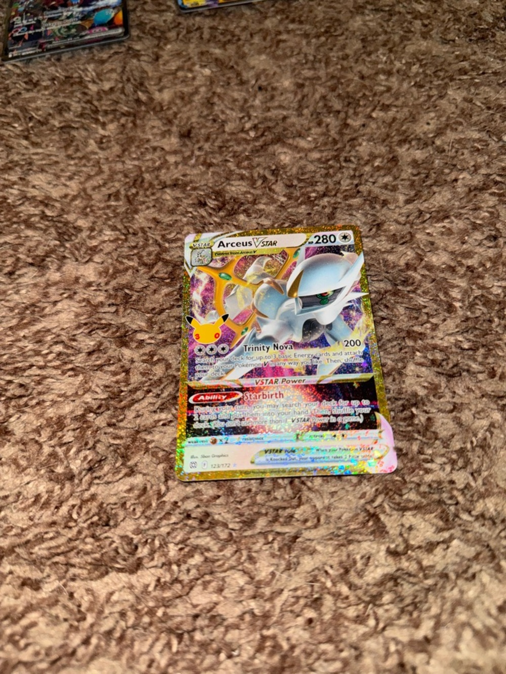 Arceus VSTAR 123/172 Holo ME 30th
Celebration Classic Collection Pokemon